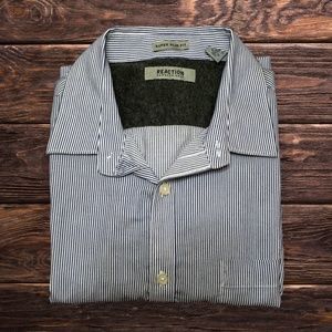 Kenneth Cole Long Sleeve Pin Stripe Button Down